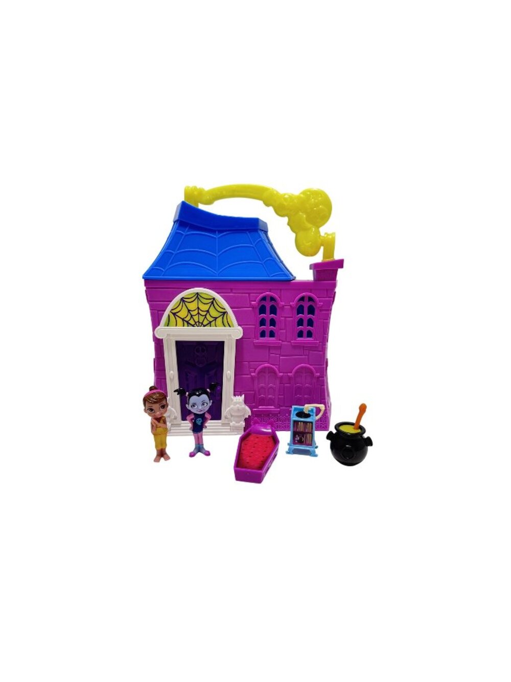 Disney Junior Vampirina Stow N Go Slumber Party Playset w Figures Sleepover Lot